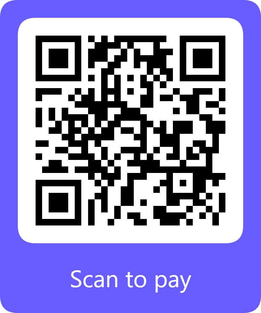 Scan to pay - PRIME WEB SOLUTIONS Stripe Payment QR Code